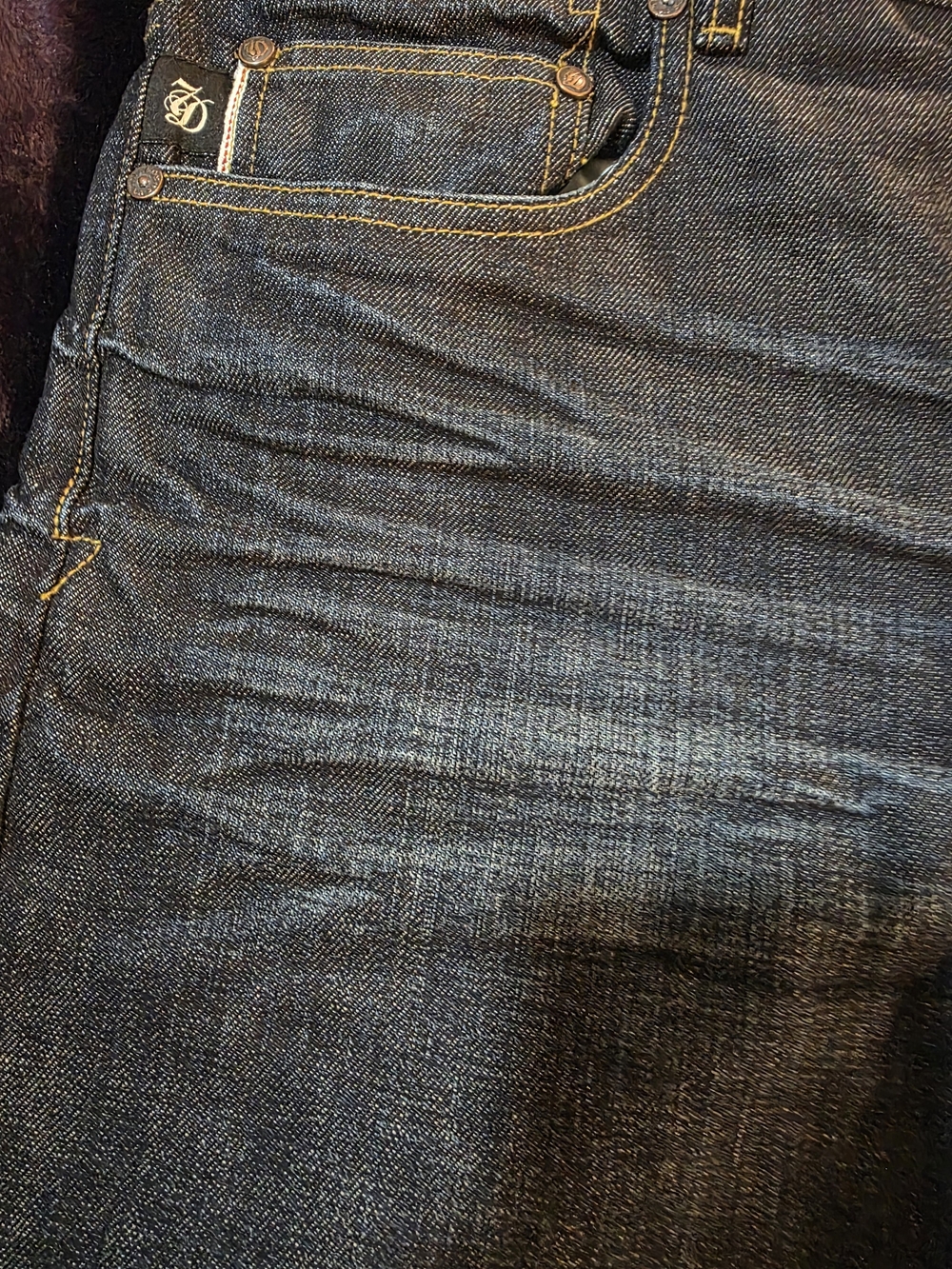 Diamonds Selvedge Denim Jeans – Size 36 – 100% Cotton – Button Fly – Heritage Ra - Picture 11 of 16